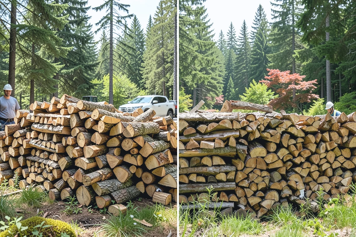 Woodshed Delivery in Renton, King County, WA - Show us your woodshed and its access