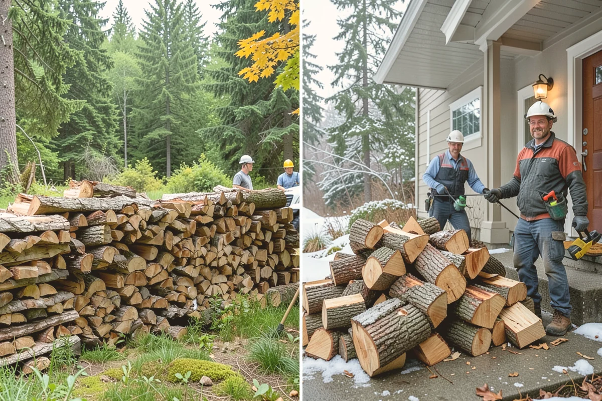 Woodshed Delivery in Snohomish, Snohomish County, WA - Show us your woodshed and its access