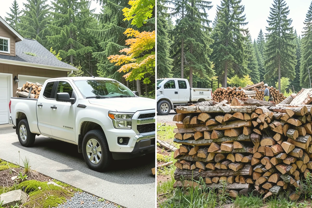 Woodshed Delivery in Steilacoom, Pierce County, WA - Show us your woodshed and its access