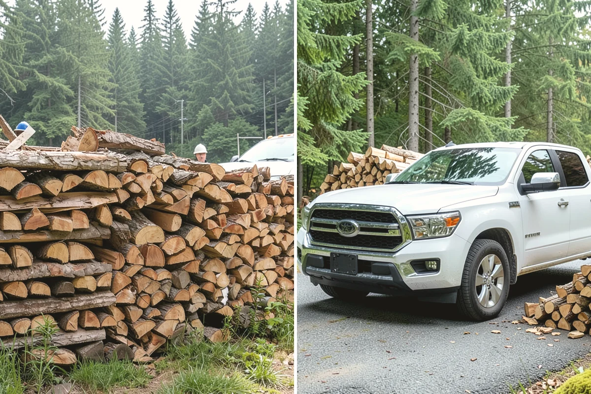 Woodshed Delivery in Tukwila, King County, WA - Show us your woodshed and its access