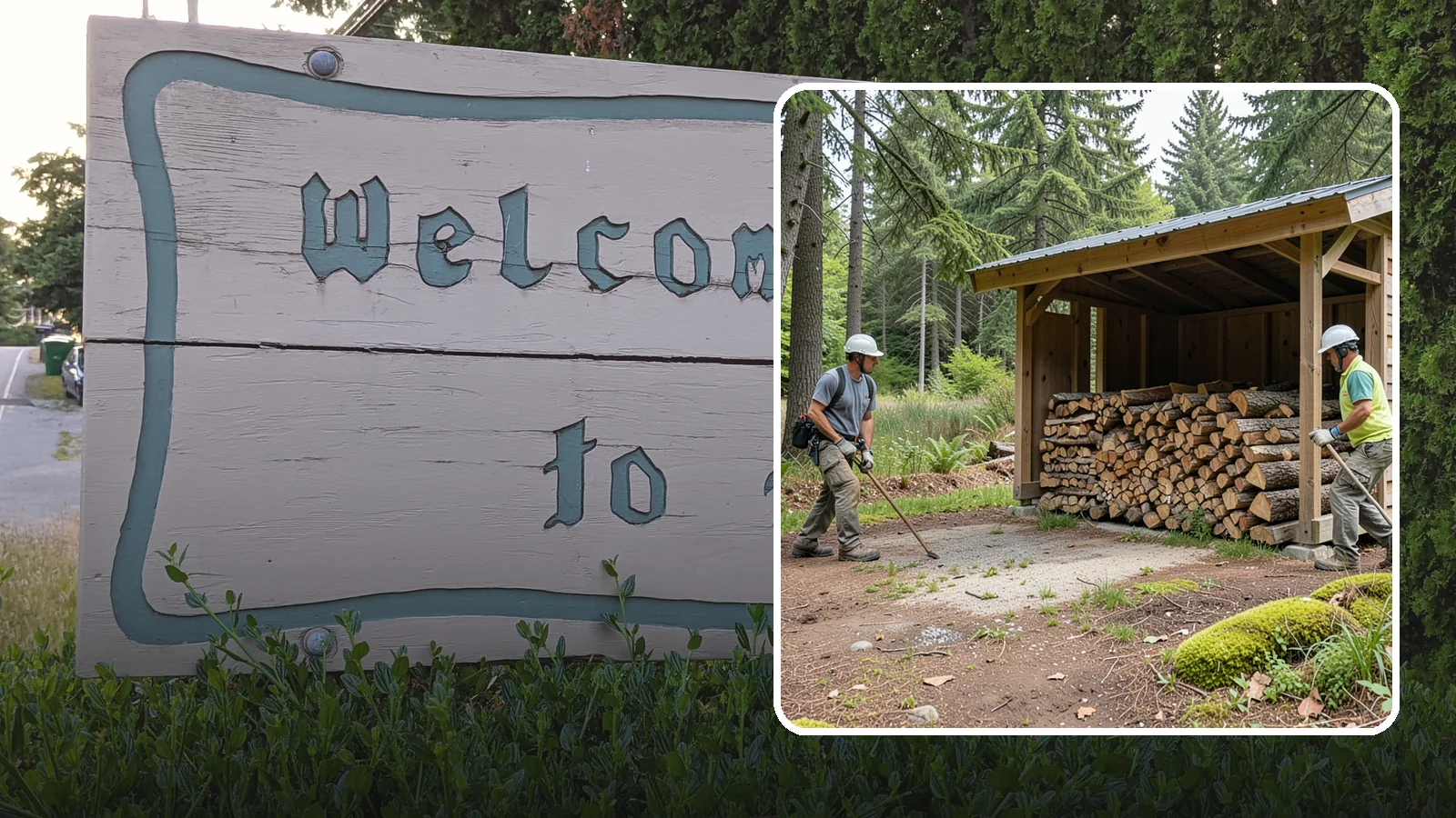 Woodshed Loading in Brier, Snohomish County, WA - We deliver and neatly load your woodshed so it is packed for maximum airflow and easy access all winter.