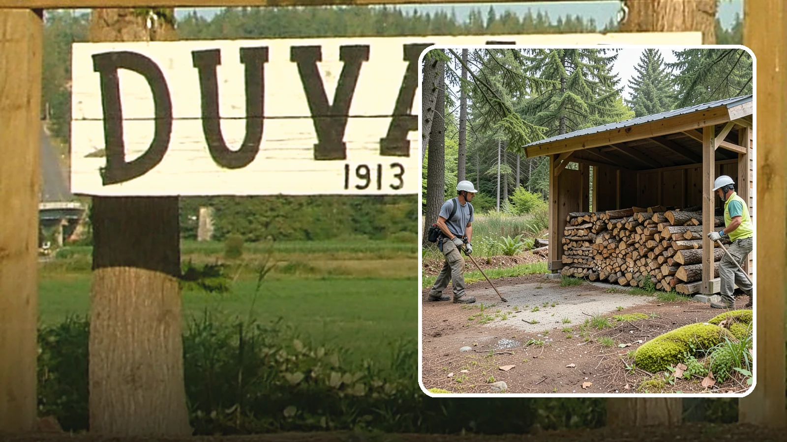Woodshed Loading in Duvall, King County, WA - We deliver and neatly load your woodshed so it is packed for maximum airflow and easy access all winter.