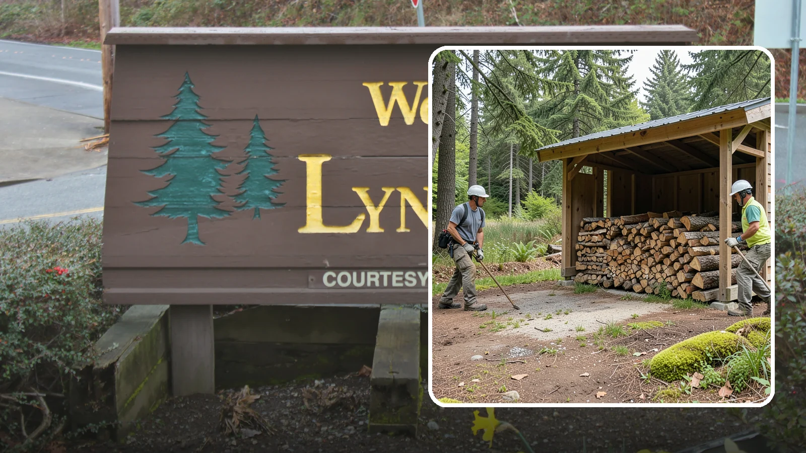 Woodshed Loading in Lynnwood, Snohomish County, WA - We deliver and neatly load your woodshed so it is packed for maximum airflow and easy access all winter.