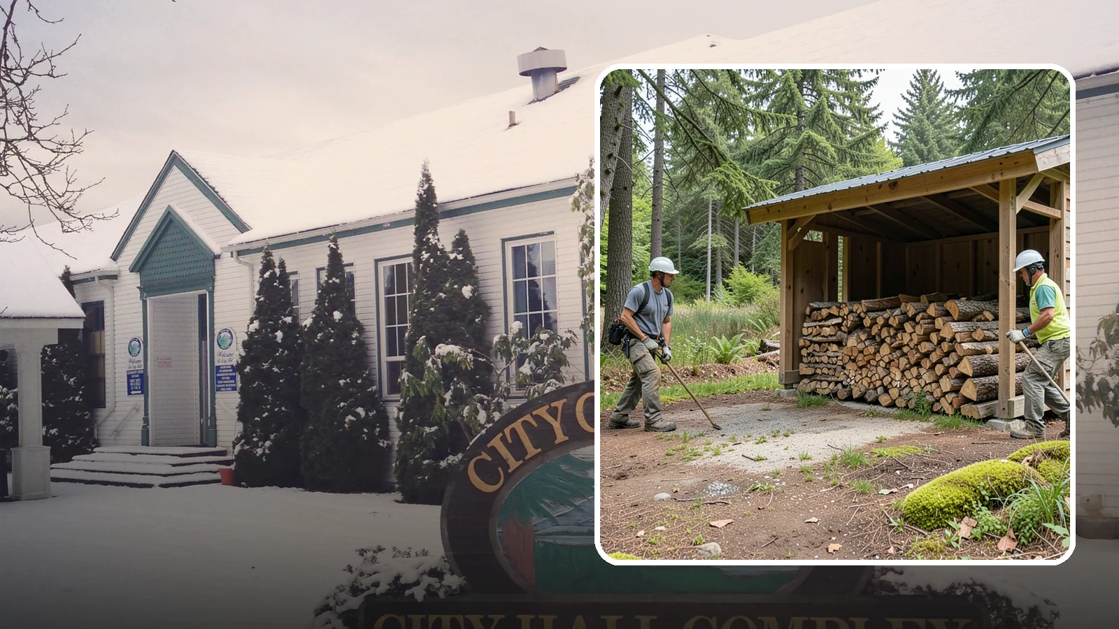 Woodshed Loading in Pacific, King County, WA - We deliver and neatly load your woodshed so it is packed for maximum airflow and easy access all winter.