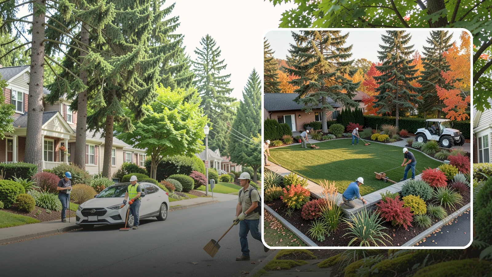 3D Landscape Design in Beaux Arts Village, King County, WA - Photorealistic 3D renderings that let you see and refine your landscape before any work begins.