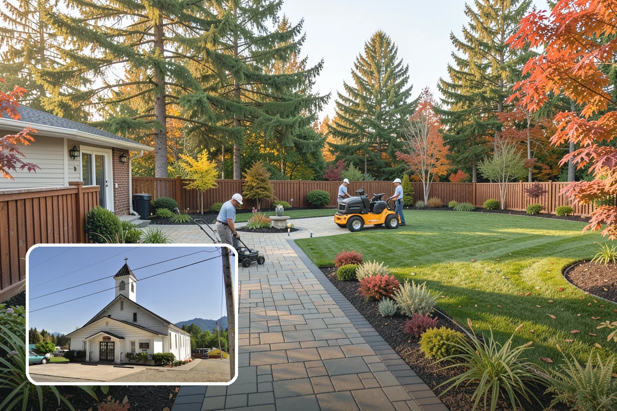 3D Landscape Design in Concrete, Skagit County, WA - See the design before it is built