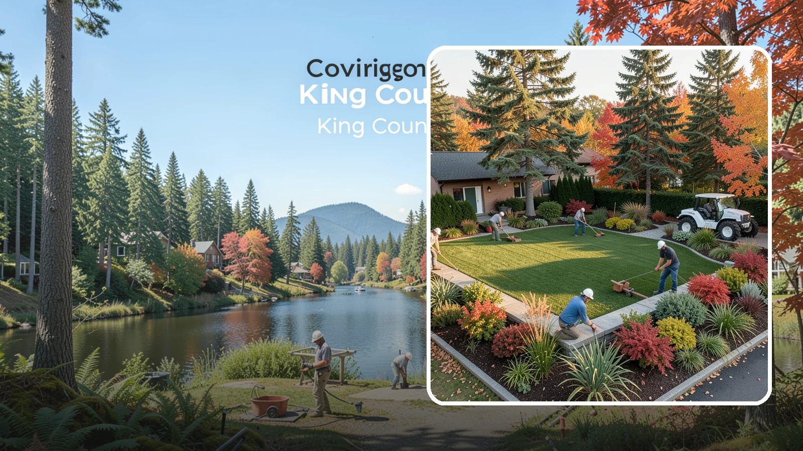 3D Landscape Design in Covington, King County, WA - Photorealistic 3D renderings that let you see and refine your landscape before any work begins.