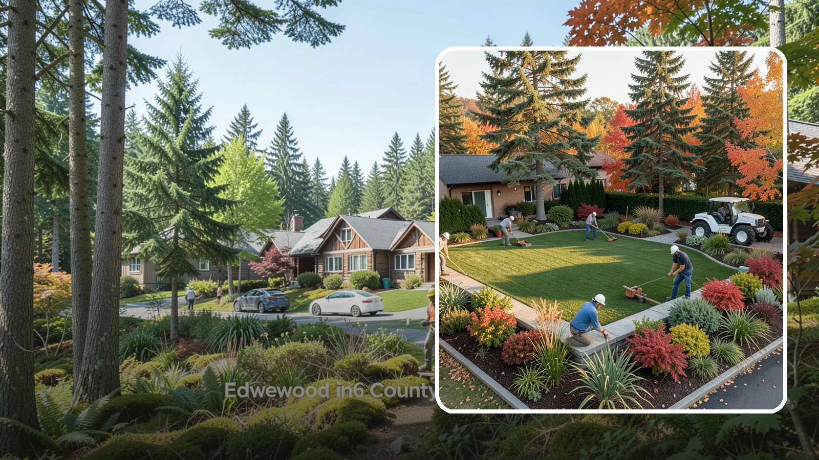 3D Landscape Design in Edgewood, Pierce County, WA - Photorealistic 3D renderings that let you see and refine your landscape before any work begins.