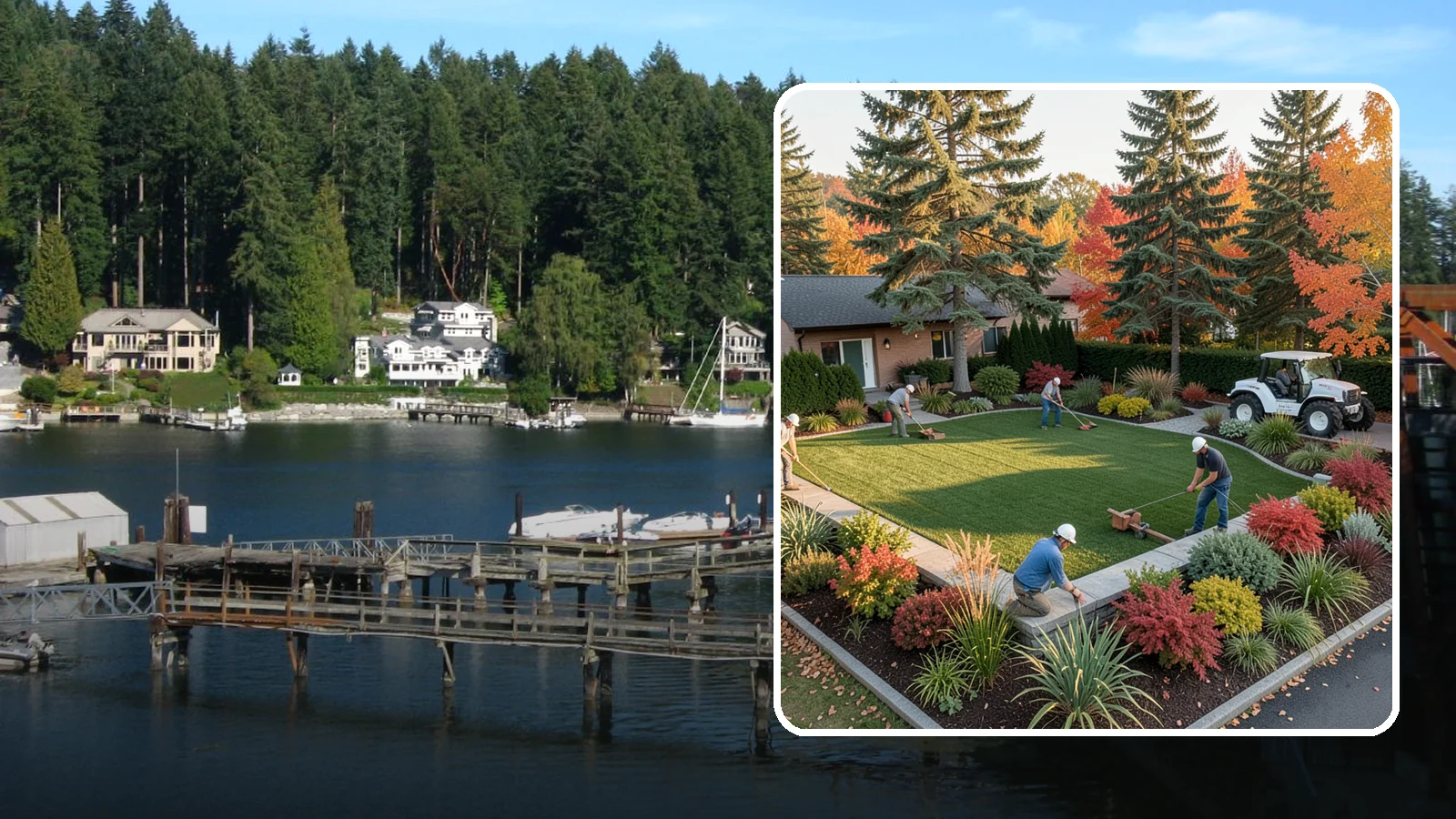 3D Landscape Design in Gig Harbor, Pierce County, WA - Photorealistic 3D renderings that let you see and refine your landscape before any work begins.