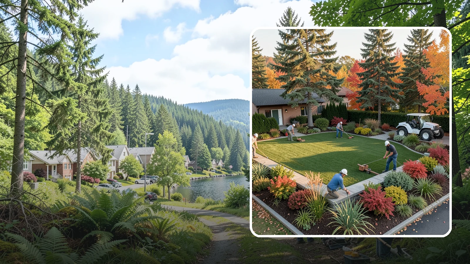 3D Landscape Design in Lake Forest Park, King County, WA - Photorealistic 3D renderings that let you see and refine your landscape before any work begins.