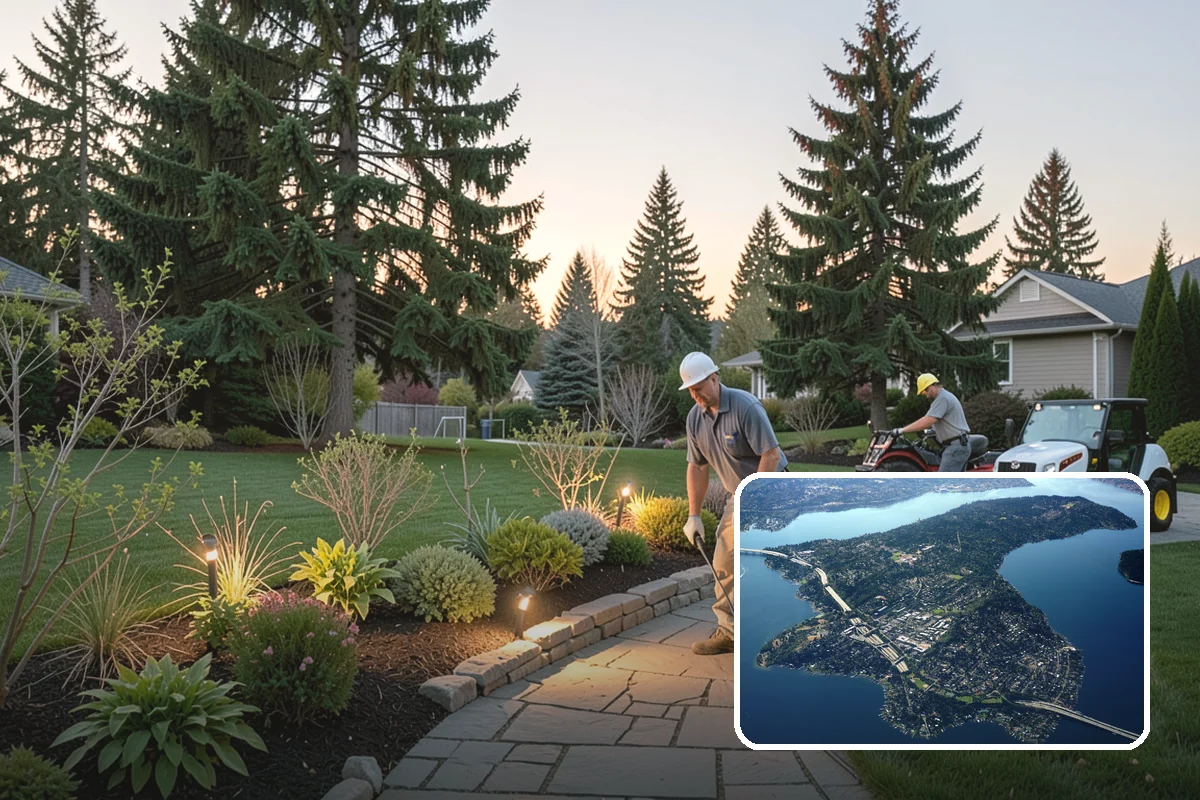 3D Landscape Design in Mercer Island, King County, WA - See the design before it is built