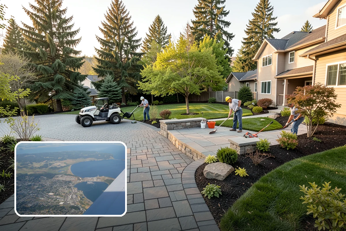 3D Landscape Design in Oak Harbor, Island County, WA - See the design before it is built