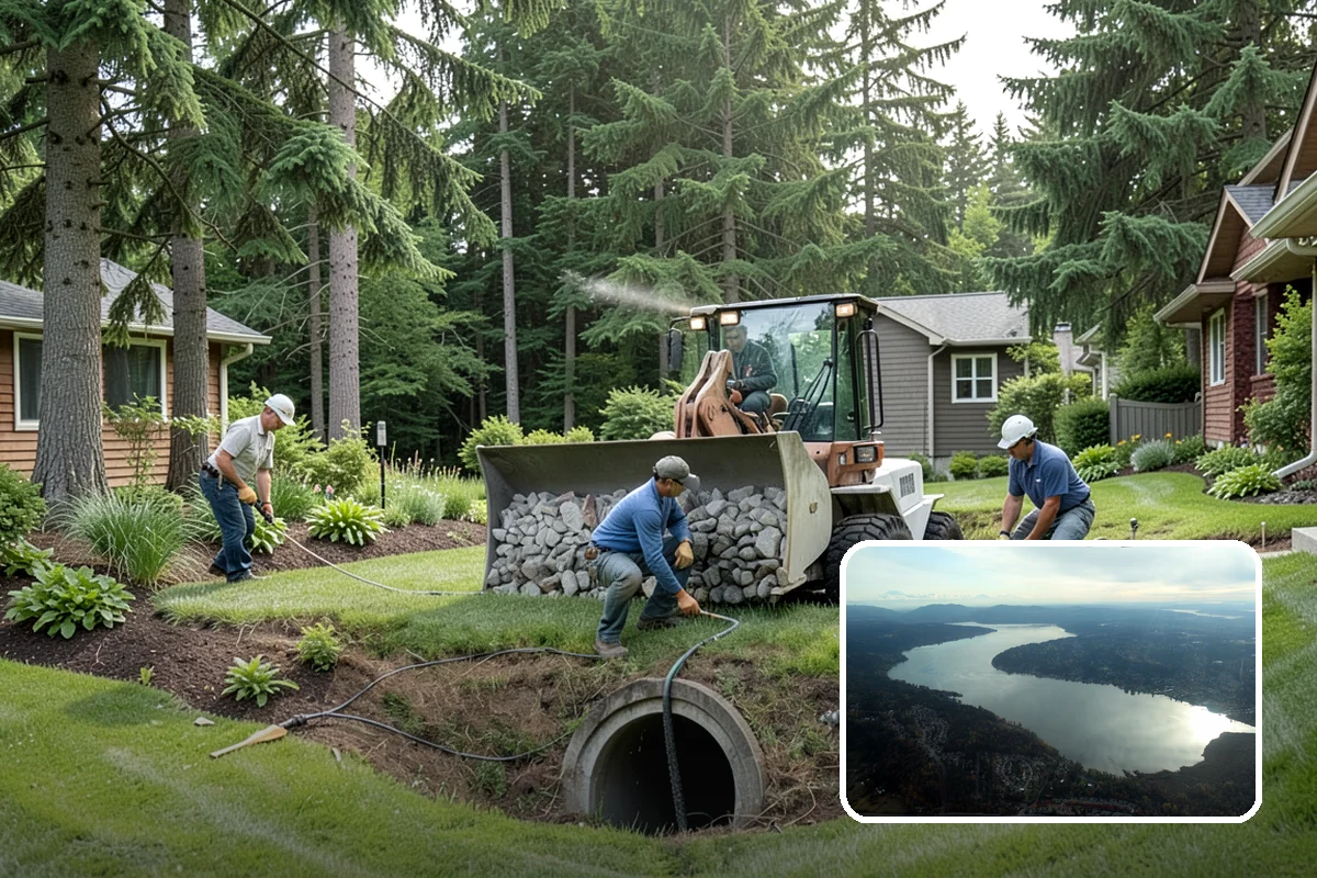 3D Landscape Design in Sammamish, King County, WA - See the design before it is built