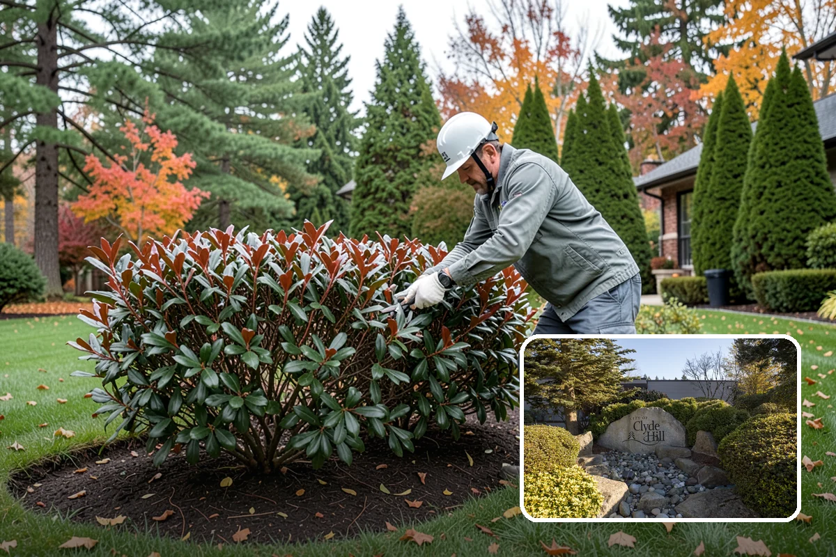 Accent Lighting in Clyde Hill, King County, WA - Showcases trees, features, and architecture