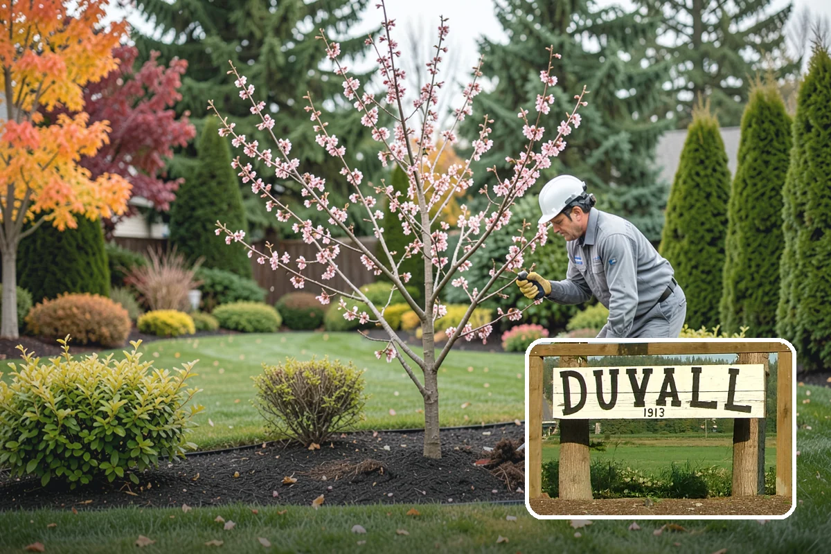 Accent Lighting in Duvall, King County, WA - Showcases trees, features, and architecture