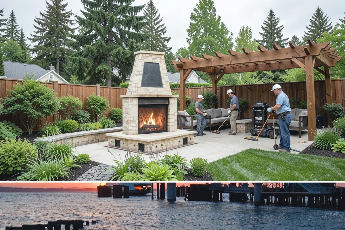 Accent Lighting in Edmonds, Snohomish County, WA - Can be installed year-round