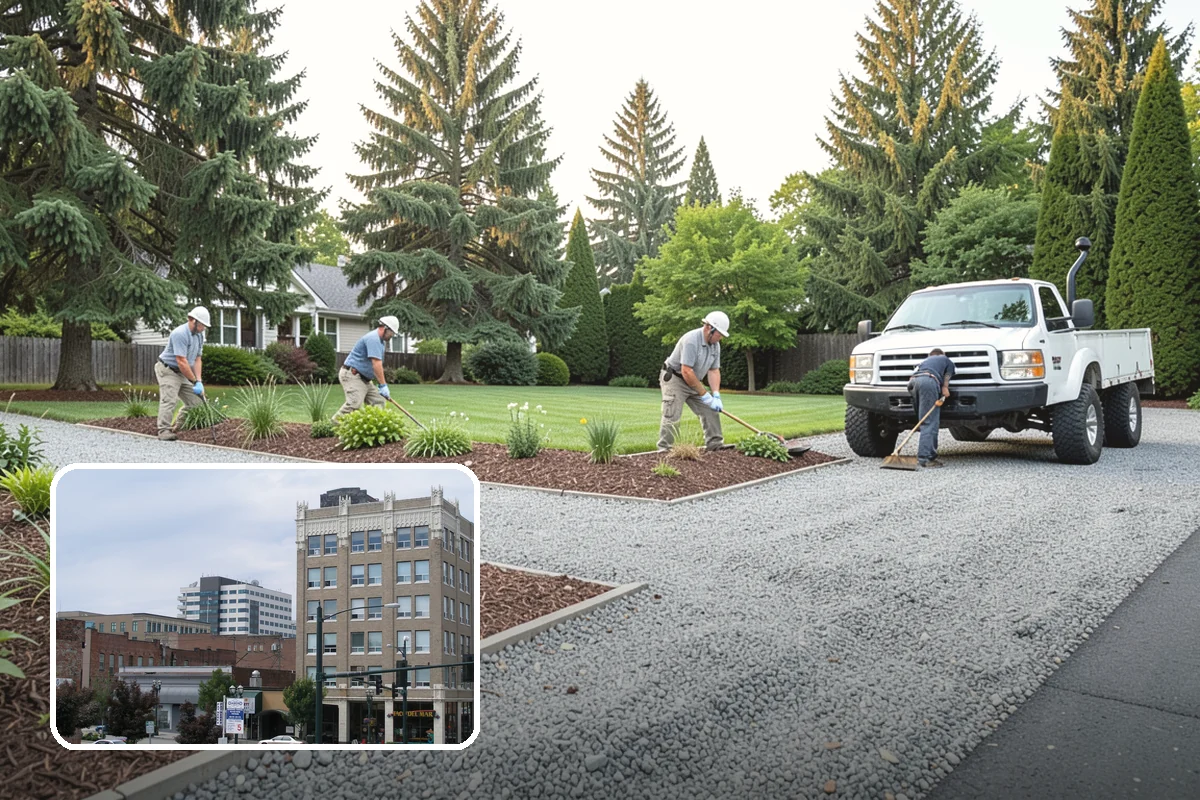 Accent Lighting in Everett, Snohomish County, WA - Showcases trees, features, and architecture
