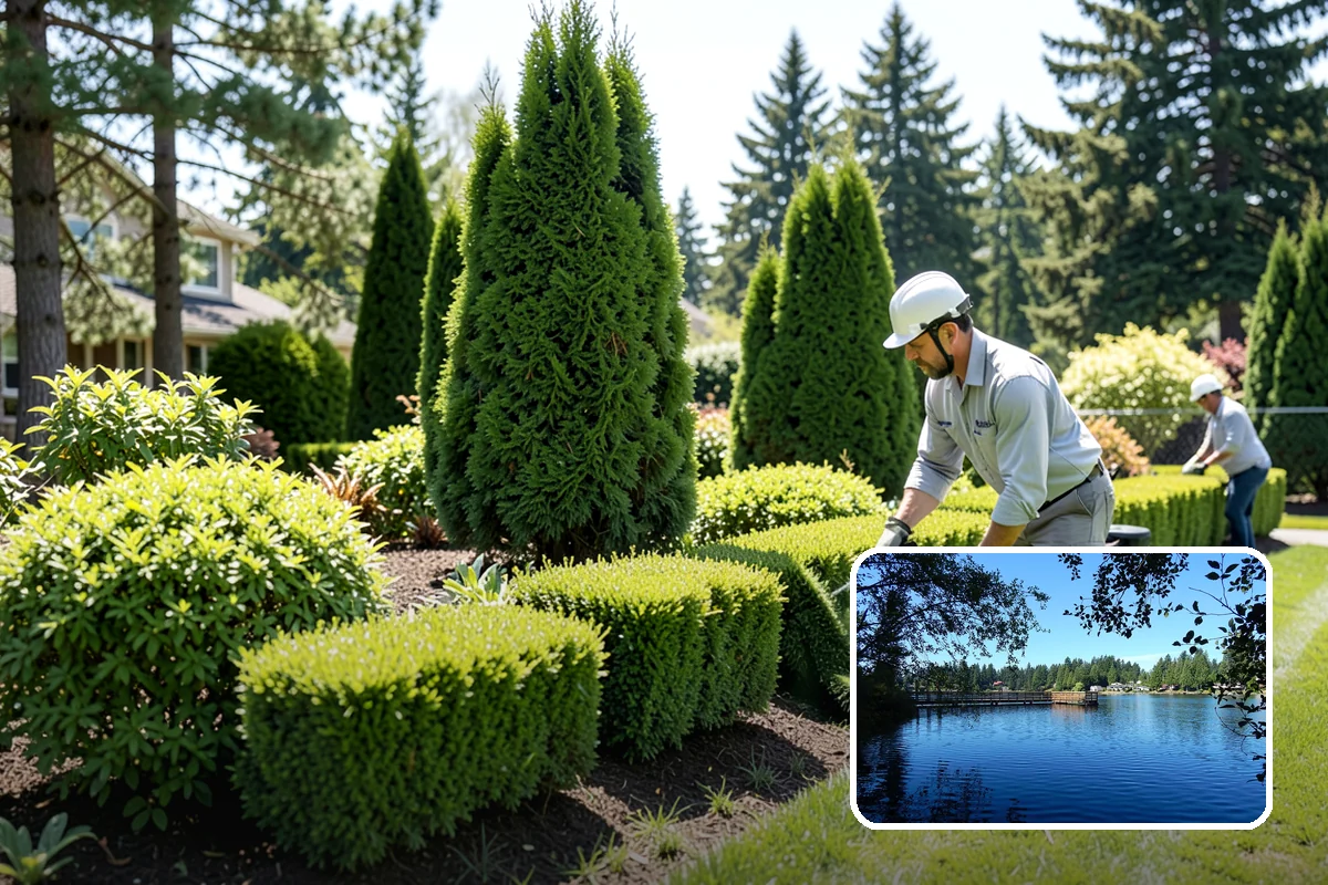 Accent Lighting in Federal Way, King County, WA - Showcases trees, features, and architecture