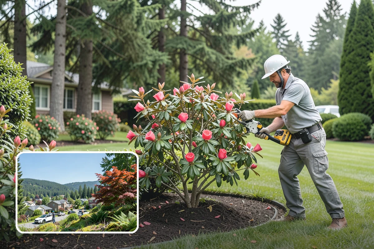 Accent Lighting in Index, Snohomish County, WA - Showcases trees, features, and architecture