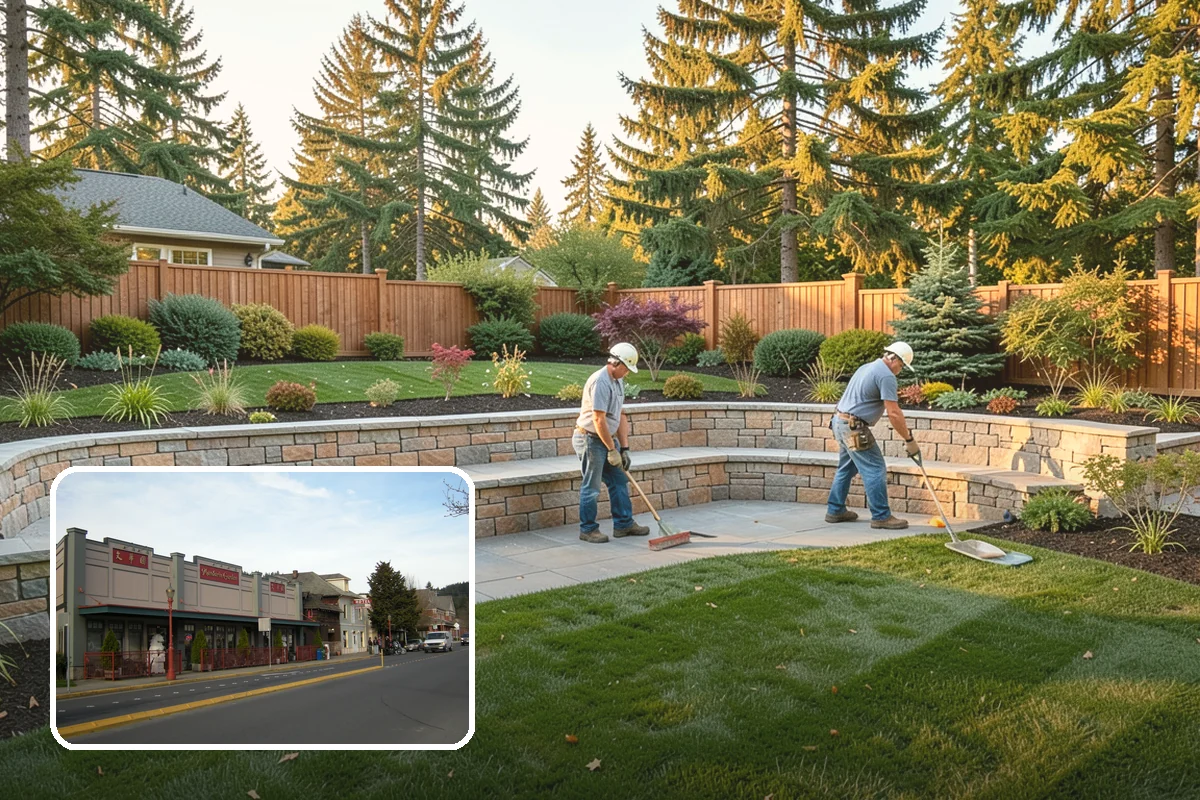 Accent Lighting in Issaquah, King County, WA - Showcases trees, features, and architecture