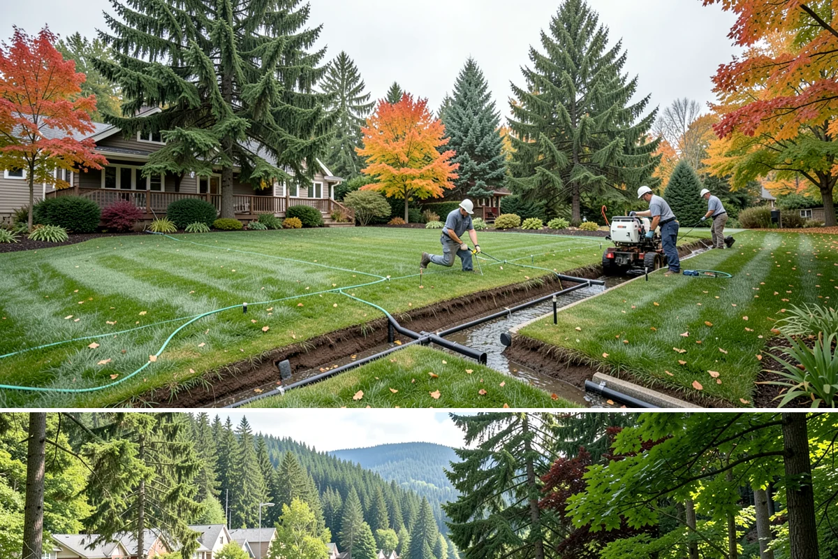 Accent Lighting in Lake Forest Park, King County, WA - Can be installed year-round