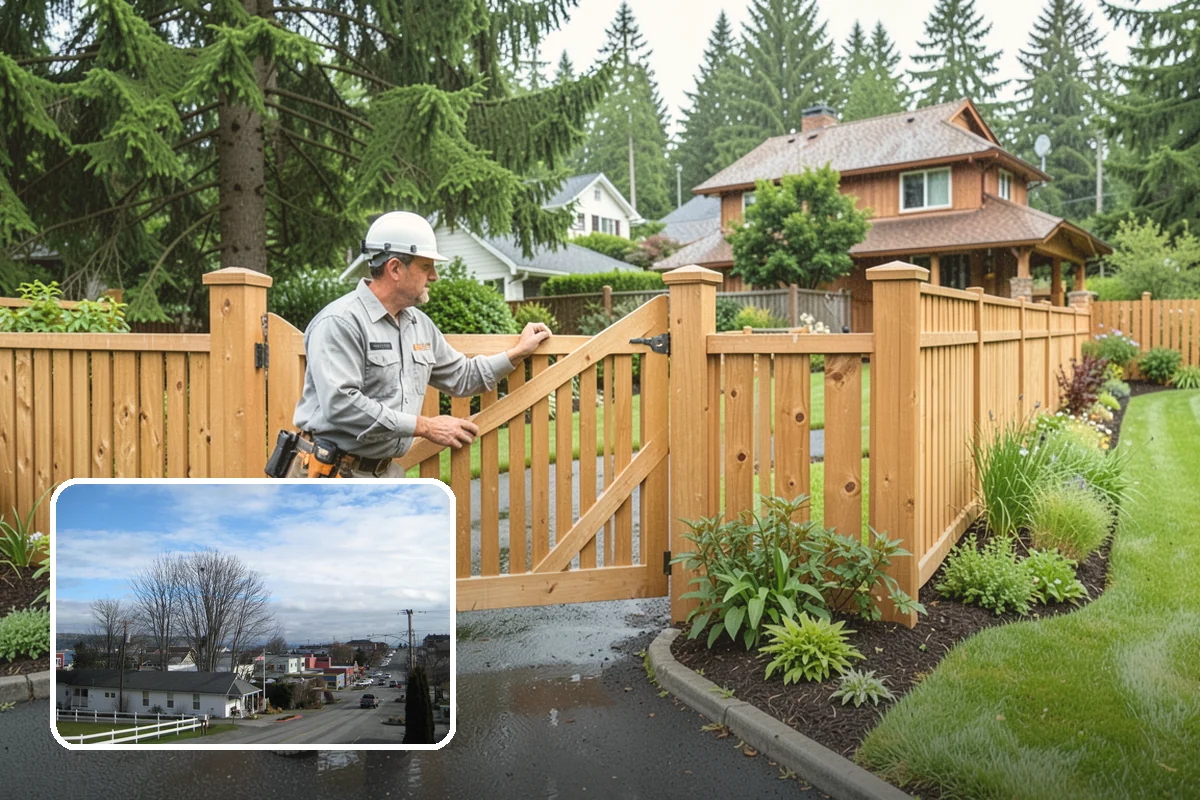 Accent Lighting in Langley, Island County, WA - Showcases trees, features, and architecture