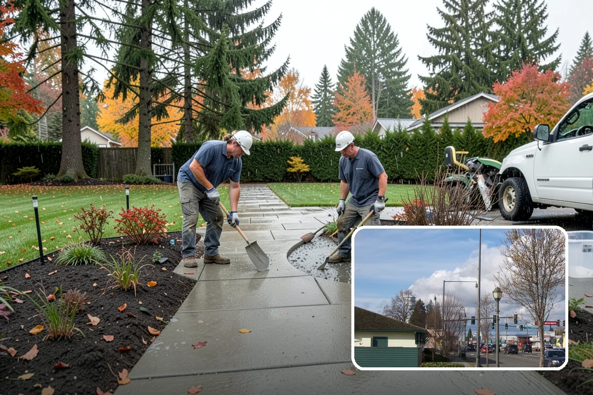 Accent Lighting in Marysville, Snohomish County, WA - Showcases trees, features, and architecture