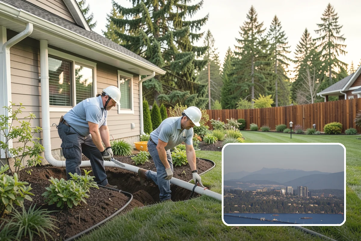 Accent Lighting in Medina, King County, WA - Showcases trees, features, and architecture