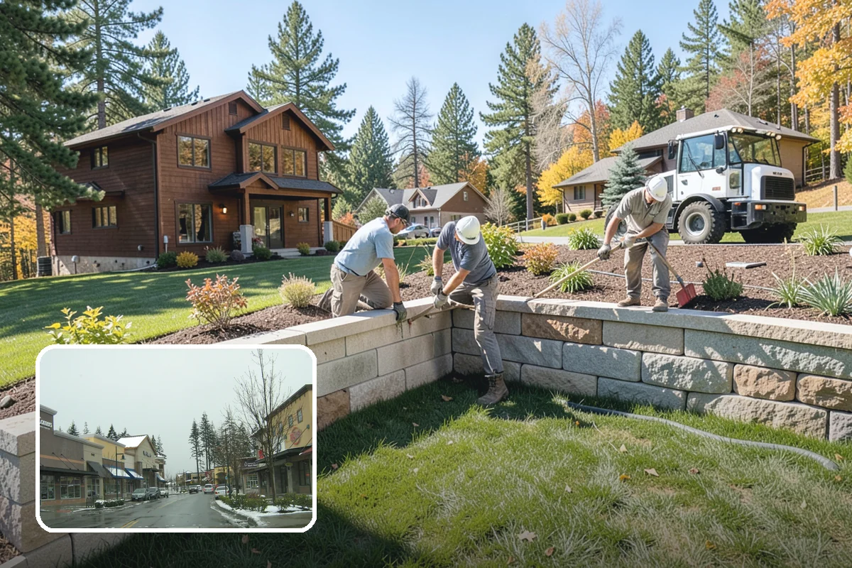 Accent Lighting in Mill Creek, Snohomish County, WA - Showcases trees, features, and architecture