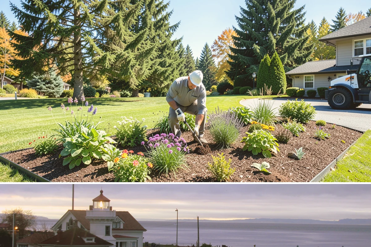 Accent Lighting in Mukilteo, Snohomish County, WA - Can be installed year-round
