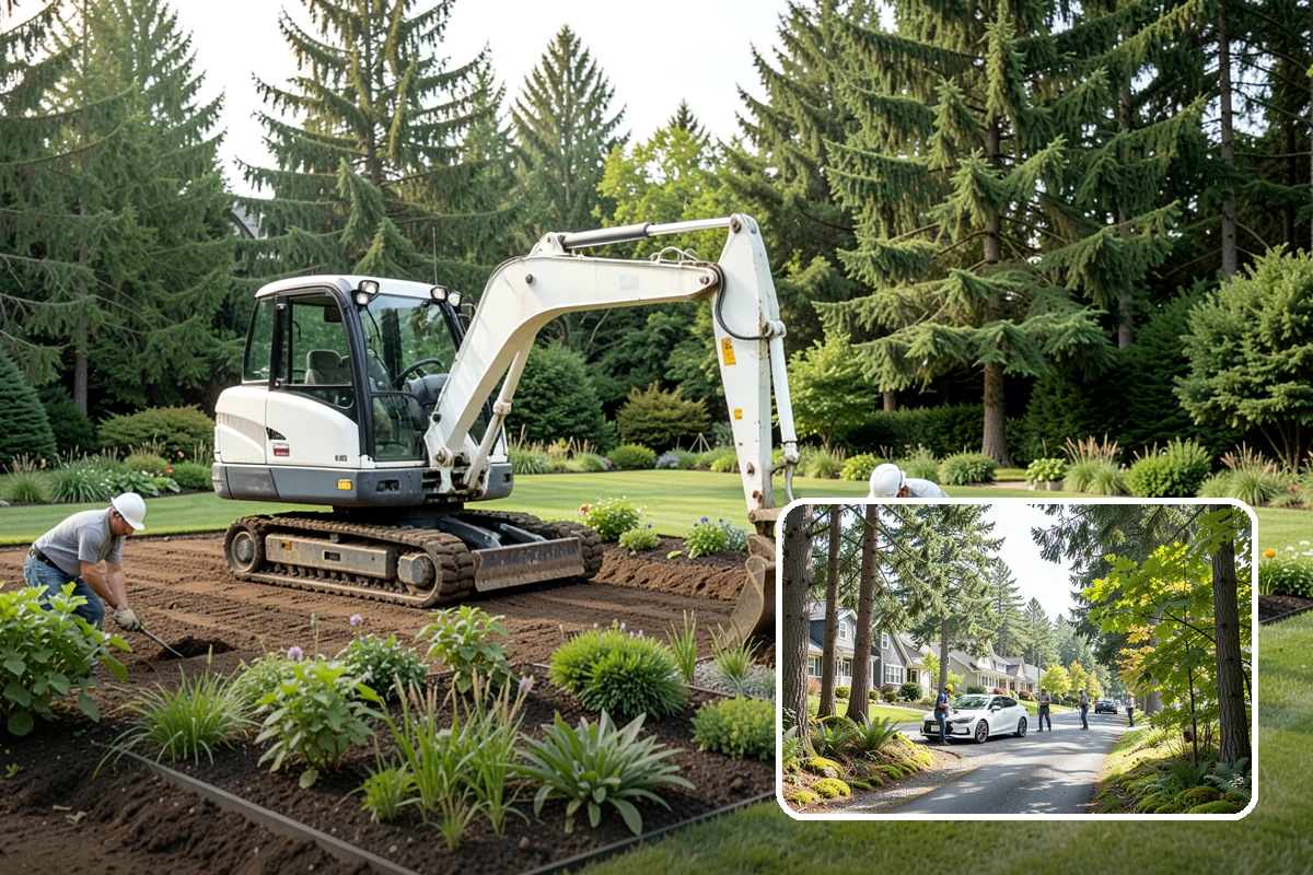 Accent Lighting in Normandy Park, King County, WA - Showcases trees, features, and architecture