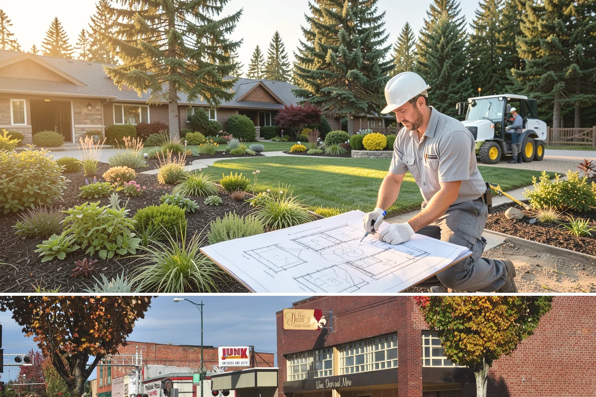 Accent Lighting in Puyallup, Pierce County, WA - Can be installed year-round