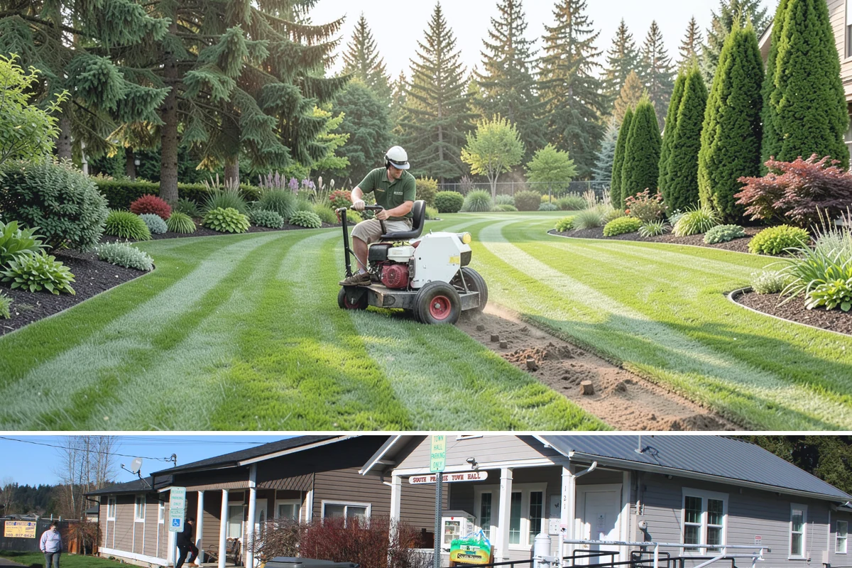 Accent Lighting in South Prairie, Pierce County, WA - Can be installed year-round