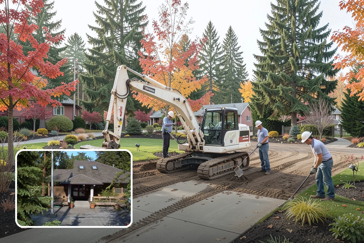Accent Lighting in Yarrow Point, King County, WA - Showcases trees, features, and architecture