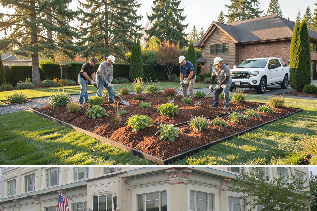 Aluminum Fence Installation in Anacortes, Skagit County, WA - Aluminum installs comfortably in any season, with drier months preferred for curing footings on graded runs.