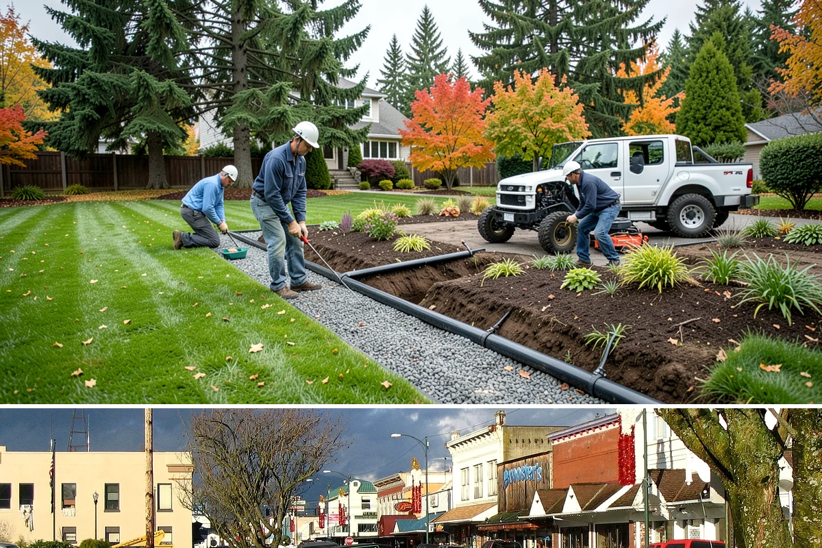 Aluminum Fence Installation in Arlington, Snohomish County, WA - Aluminum installs comfortably in any season, with drier months preferred for curing footings on graded runs.