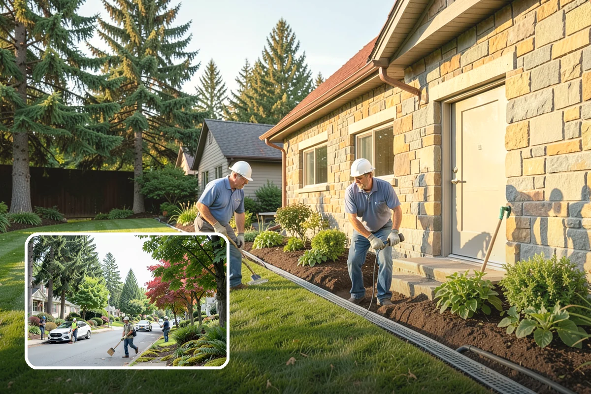 Aluminum Fence Installation in Beaux Arts Village, King County, WA - Never rusts, unlike traditional iron or steel
