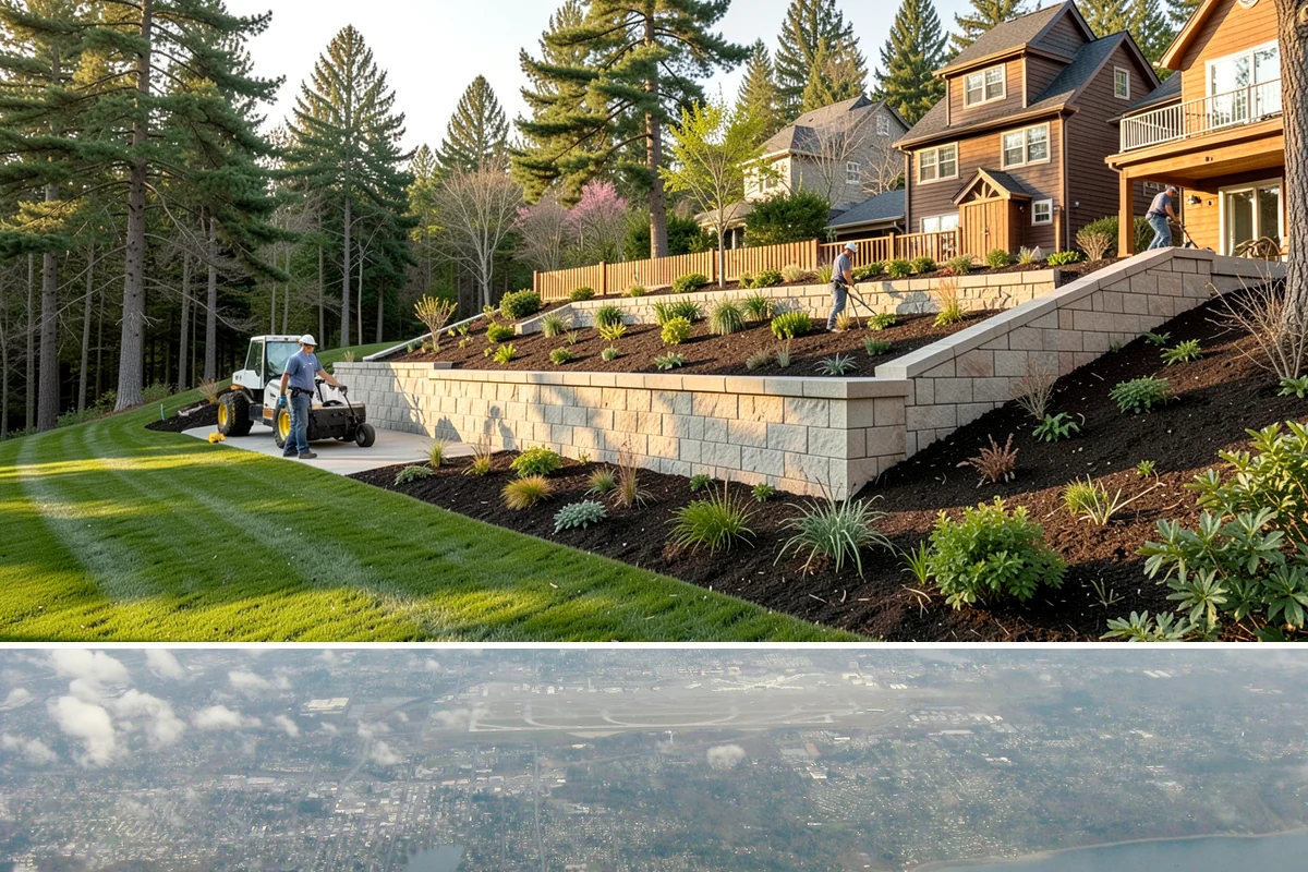 Aluminum Fence Installation in Burien, King County, WA - Aluminum installs comfortably in any season, with drier months preferred for curing footings on graded runs.