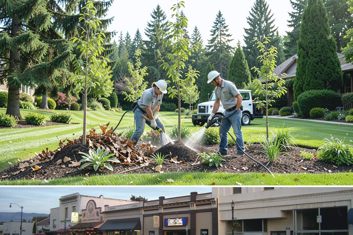 Aluminum Fence Installation in Burlington, Skagit County, WA - Aluminum installs comfortably in any season, with drier months preferred for curing footings on graded runs.