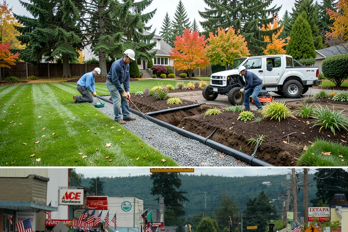 Aluminum Fence Installation in Carnation, King County, WA - Aluminum installs comfortably in any season, with drier months preferred for curing footings on graded runs.