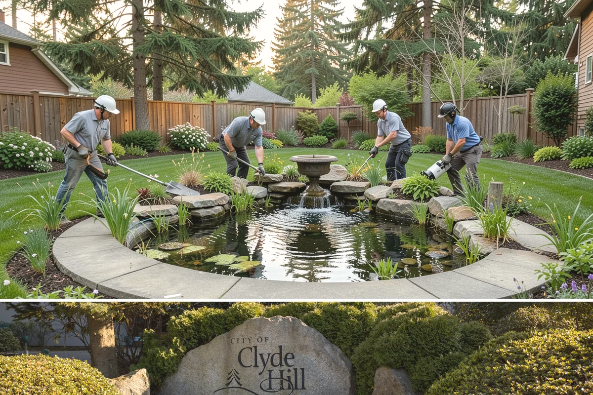 Aluminum Fence Installation in Clyde Hill, King County, WA - Aluminum installs comfortably in any season, with drier months preferred for curing footings on graded runs.