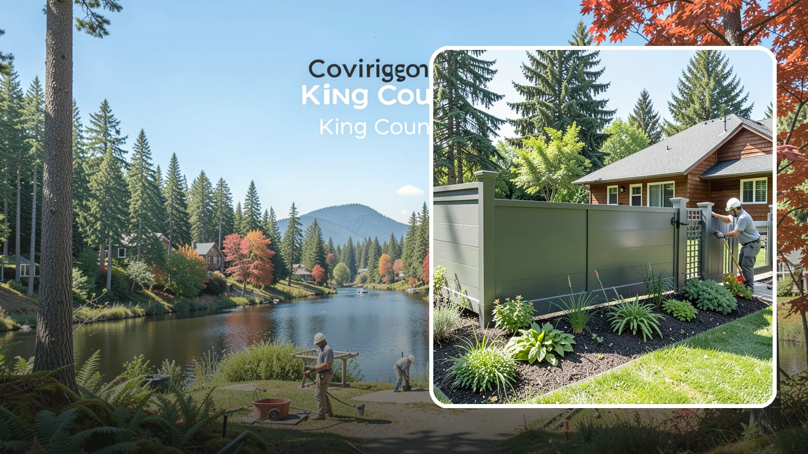 Aluminum Fence Installation in Covington, King County, WA - We install elegant, rust-proof aluminum fencing that delivers ornamental style without the corrosion our damp climate causes.