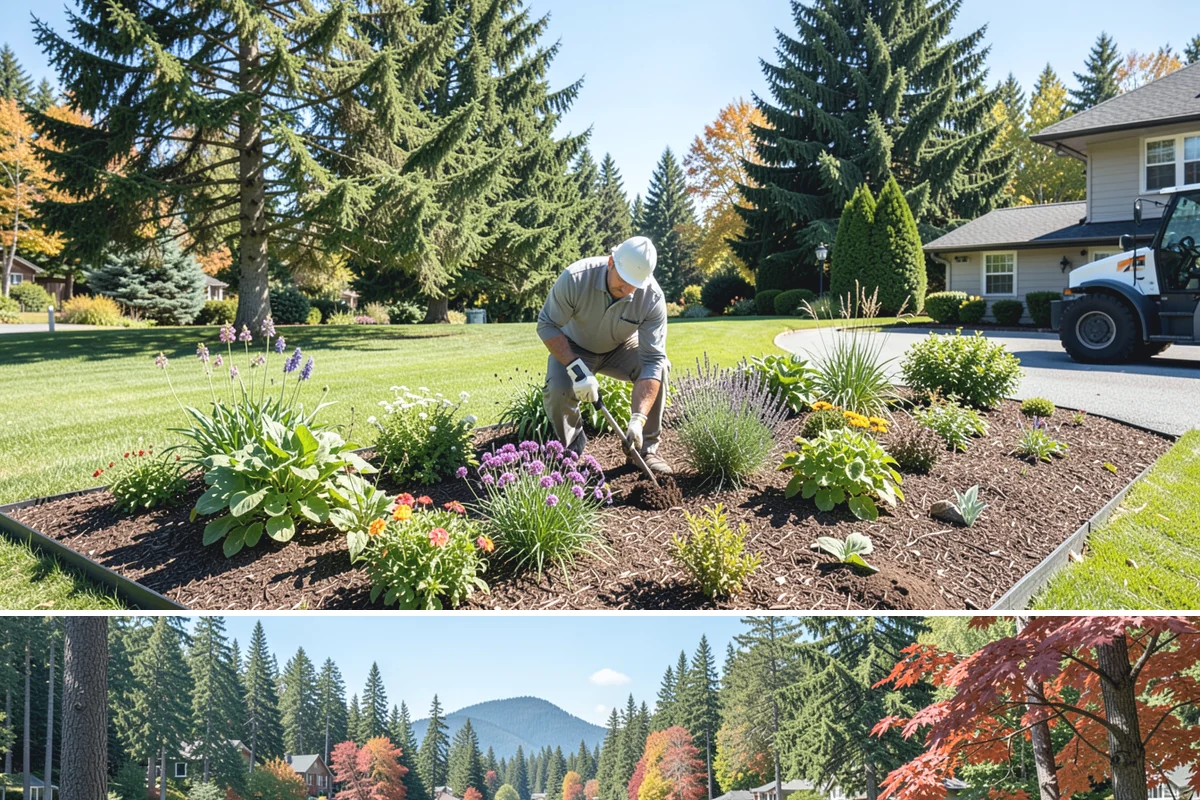 Aluminum Fence Installation in Covington, King County, WA - Aluminum installs comfortably in any season, with drier months preferred for curing footings on graded runs.