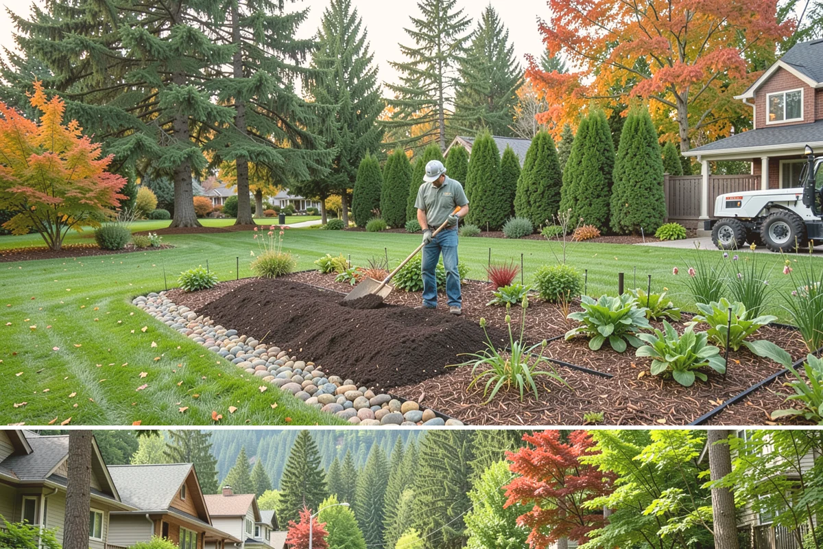 Aluminum Fence Installation in Darrington, Snohomish County, WA - Aluminum installs comfortably in any season, with drier months preferred for curing footings on graded runs.