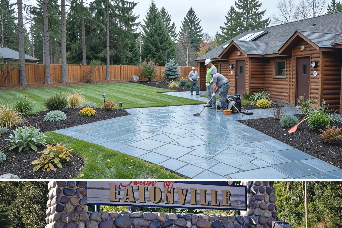 Aluminum Fence Installation in Eatonville, Pierce County, WA - Aluminum installs comfortably in any season, with drier months preferred for curing footings on graded runs.