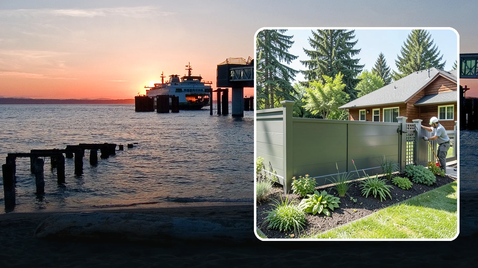 Aluminum Fence Installation in Edmonds, Snohomish County, WA - We install elegant, rust-proof aluminum fencing that delivers ornamental style without the corrosion our damp climate causes.