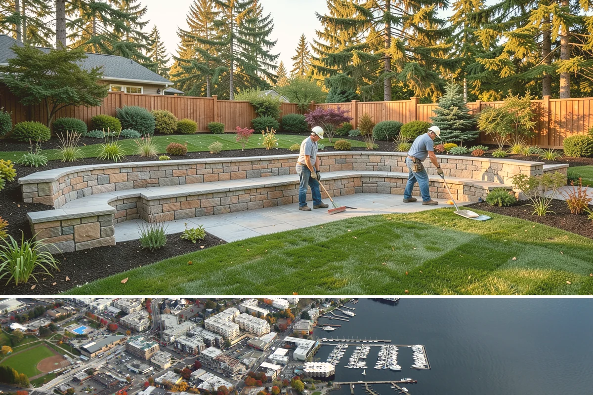 Aluminum Fence Installation in Kirkland, King County, WA - Aluminum installs comfortably in any season, with drier months preferred for curing footings on graded runs.