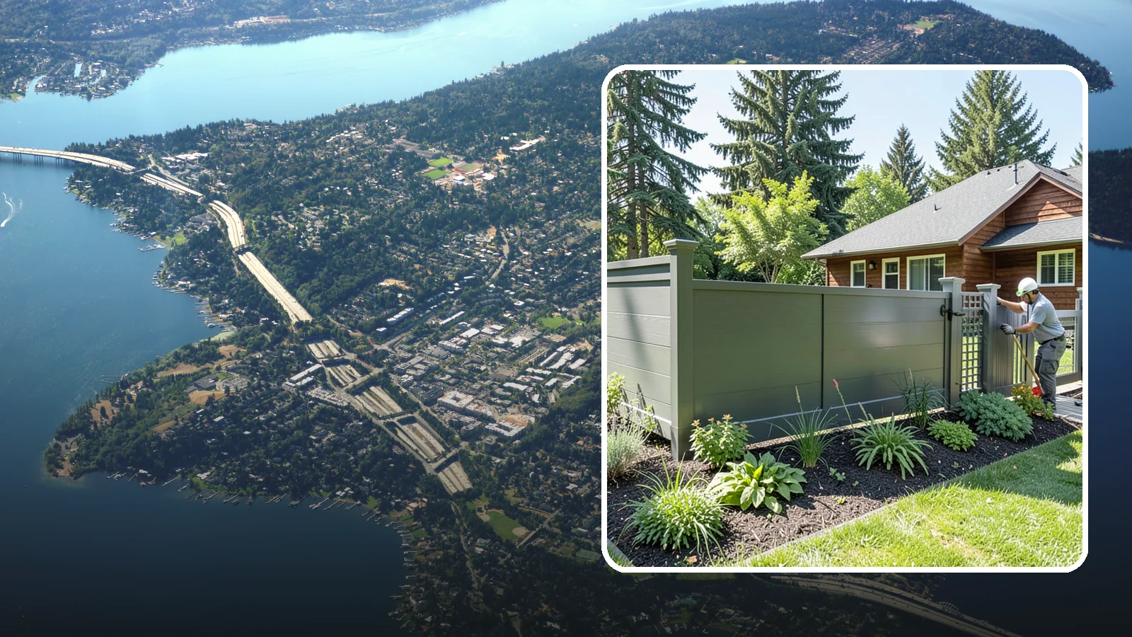 Aluminum Fence Installation in Mercer Island, King County, WA - We install elegant, rust-proof aluminum fencing that delivers ornamental style without the corrosion our damp climate causes.
