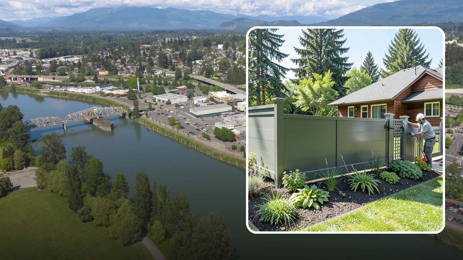 Aluminum Fence Installation in Mount Vernon, Skagit County, WA - We install elegant, rust-proof aluminum fencing that delivers ornamental style without the corrosion our damp climate causes.