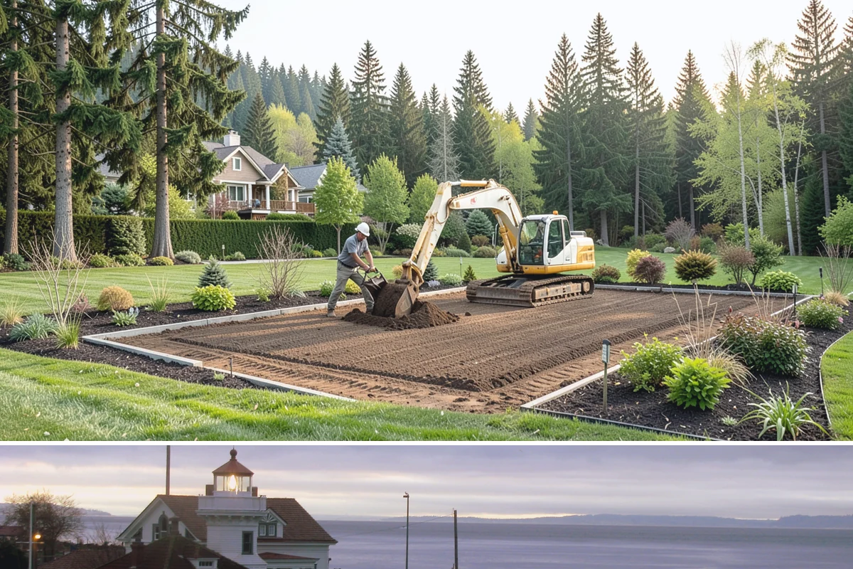 Aluminum Fence Installation in Mukilteo, Snohomish County, WA - Aluminum installs comfortably in any season, with drier months preferred for curing footings on graded runs.
